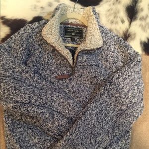 True Grit Blue Pullover Size Men’s Medium